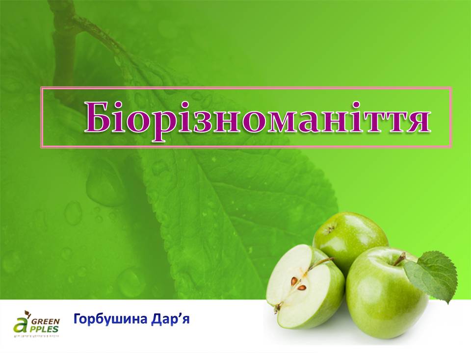 Презентація на тему «Біорізноманіття» (варіант 10) - Слайд #1 Презентація на тему «Біорізноманіття» (варіант 10) - Слайд #1