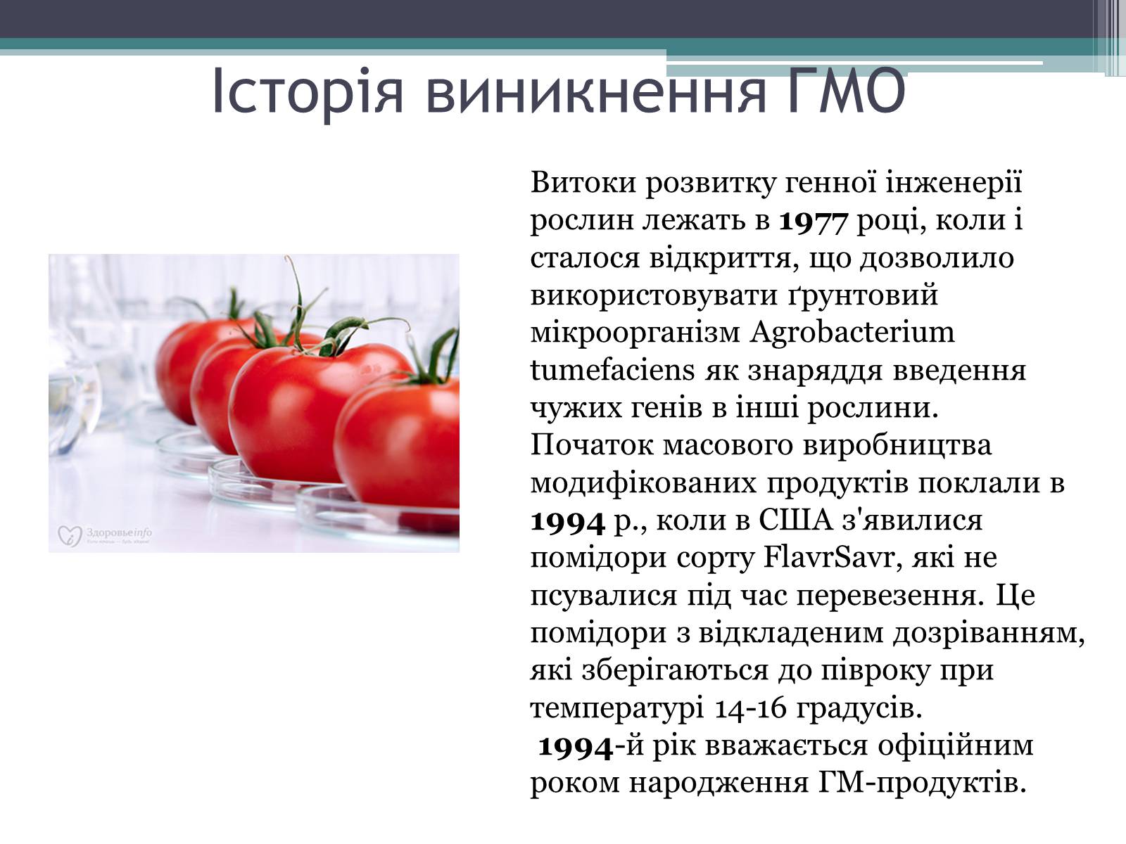 Презентація на тему «Генетично модифіковані організми» (варіант 3) - Слайд #3 Презентація на тему «Генетично модифіковані організми» (варіант 3) - Слайд #3