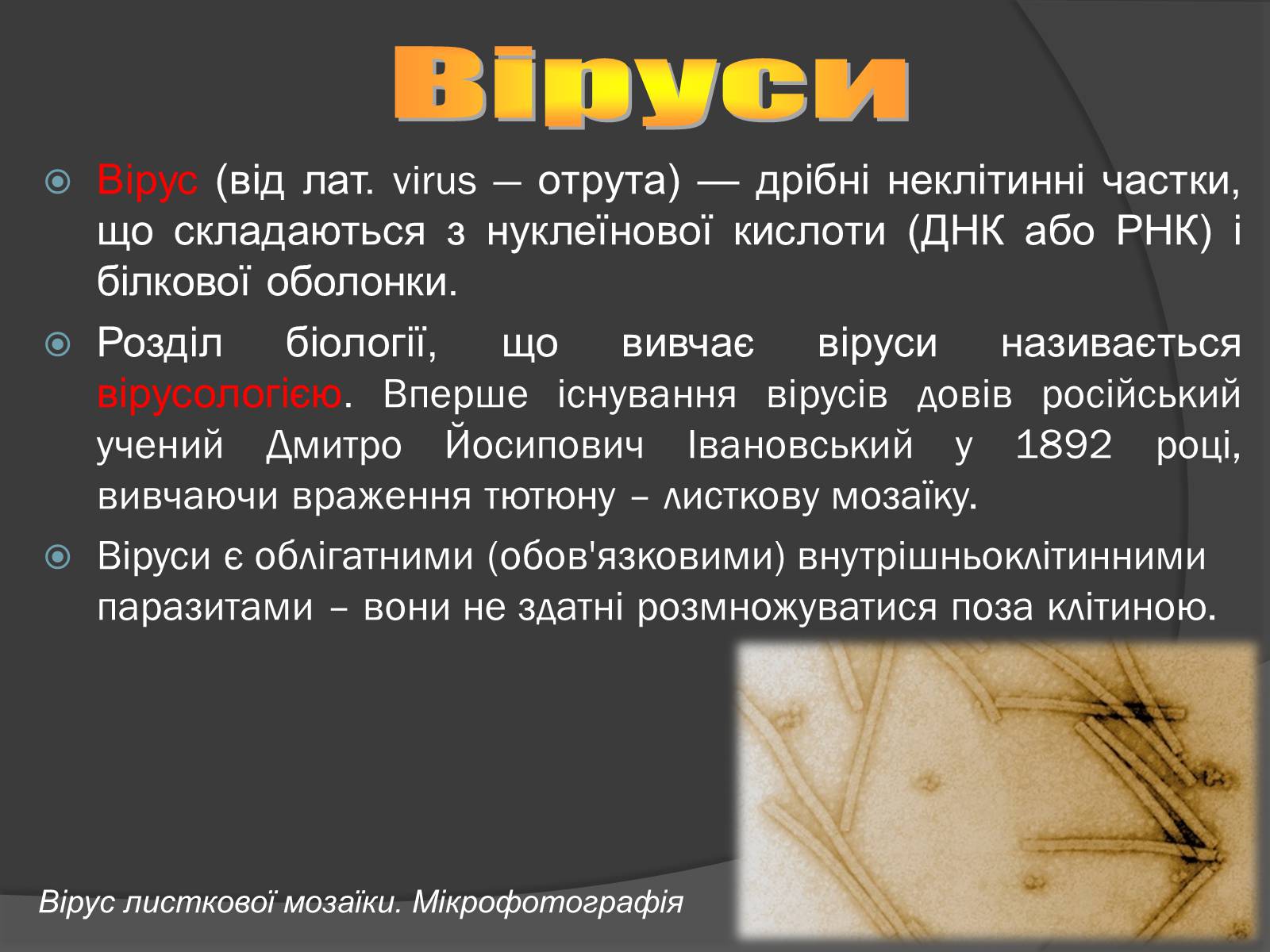 Презентація на тему «Віруси» (варіант 4) - Слайд #2 Презентація на тему «Віруси» (варіант 4) - Слайд #2