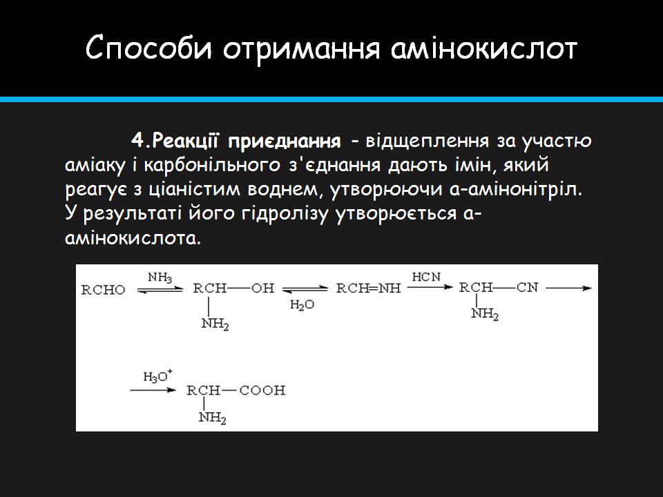 Презентація на тему «Амінокислоти» (варіант 4) - Слайд #11 Презентація на тему «Амінокислоти» (варіант 4) - Слайд #11