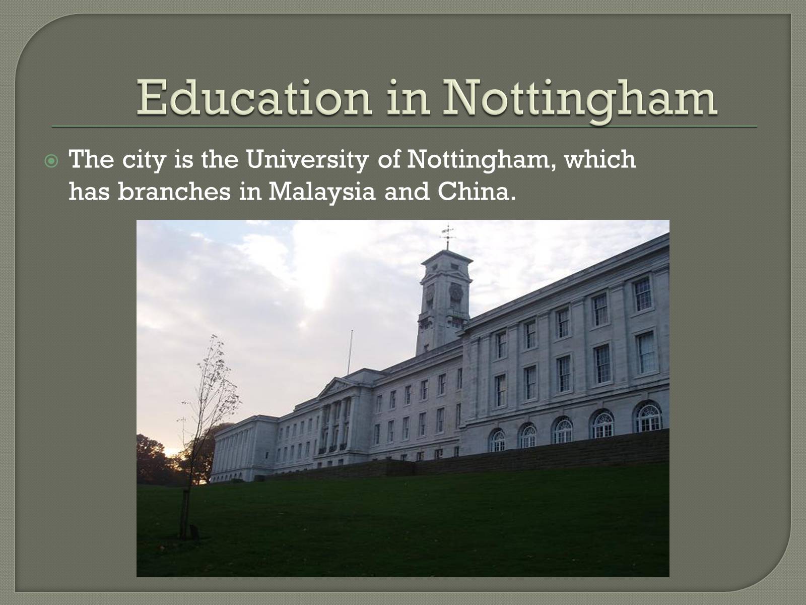 Презентація на тему «Presentation on Nottingham and Bristol» - Слайд #4 Презентація на тему «Presentation on Nottingham and Bristol» - Слайд #4