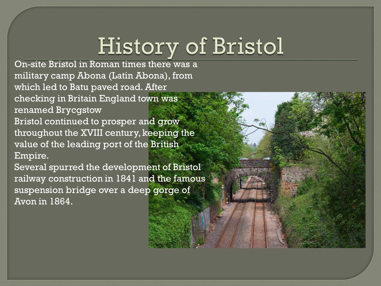 Презентація на тему «Presentation on Nottingham and Bristol» - Слайд #7 Презентація на тему «Presentation on Nottingham and Bristol» - Слайд #7
