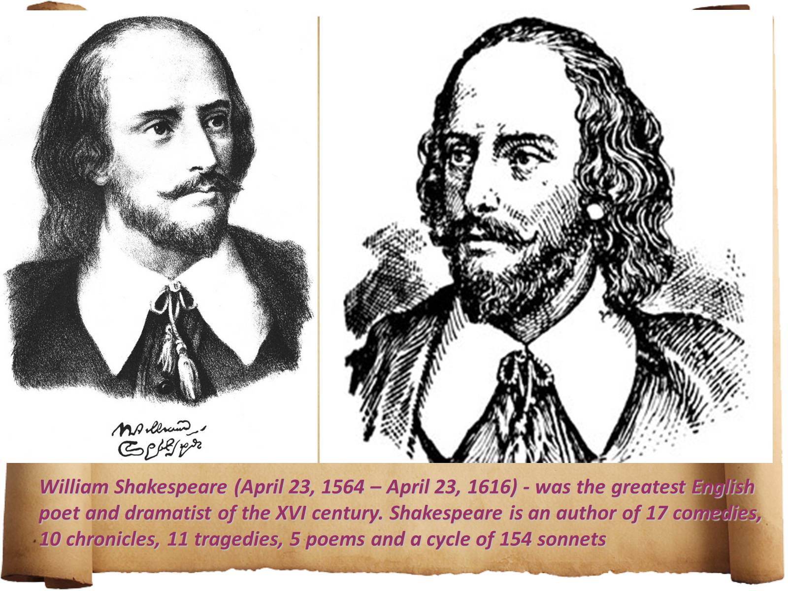 Презентація на тему «William Shakespeare» (варіант 1) - Слайд #2 Презентація на тему «William Shakespeare» (варіант 1) - Слайд #2