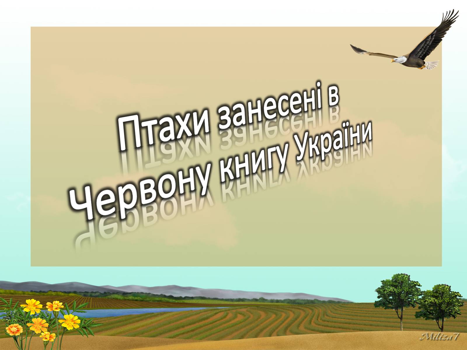 Презентація на тему «Птахи занесені в Червону книгу України» - Слайд #1 Презентація на тему «Птахи занесені в Червону книгу України» - Слайд #1