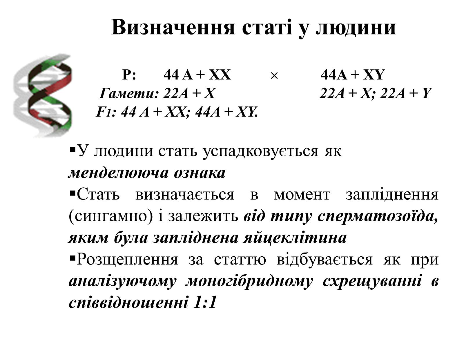 Презентація на тему «Успадкування статі та ознак, зчеплених зі статтю» - Слайд #7 Презентація на тему «Успадкування статі та ознак, зчеплених зі статтю» - Слайд #7