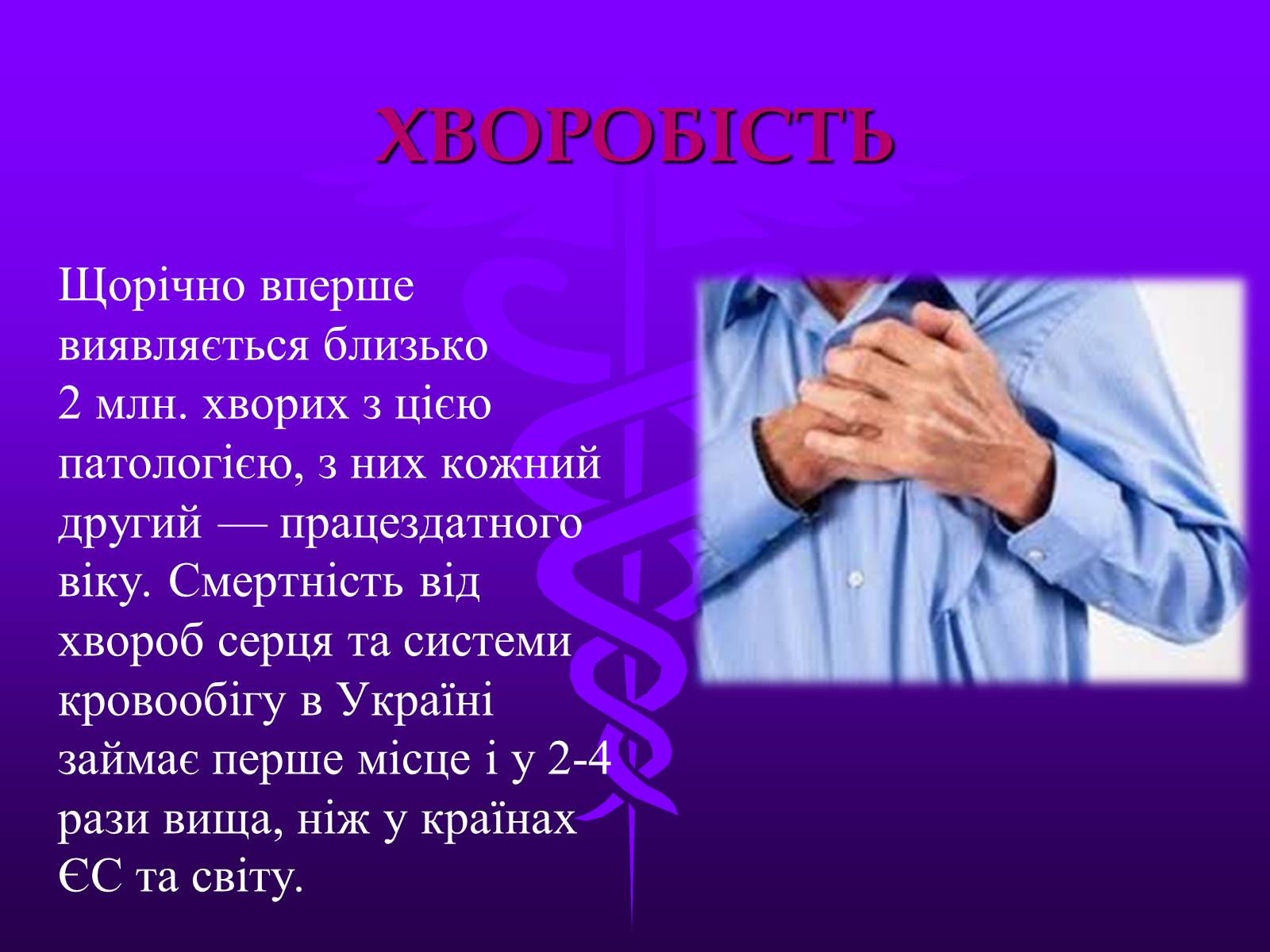 Презентація на тему «Хвороби серцево-судинної системи» (варіант 3) - Слайд #4 Презентація на тему «Хвороби серцево-судинної системи» (варіант 3) - Слайд #4
