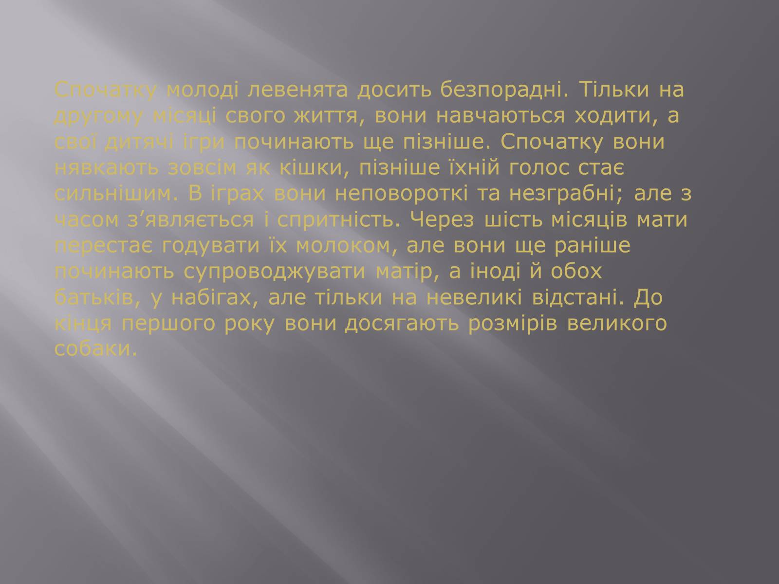 Презентація на тему «Лев» - Слайд #39 Презентація на тему «Лев» - Слайд #39