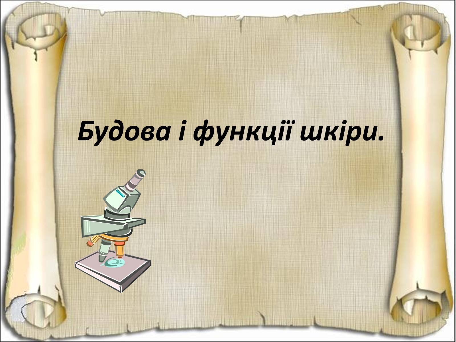 Презентація на тему «Будова і функції шкіри» - Слайд #1 Презентація на тему «Будова і функції шкіри» - Слайд #1