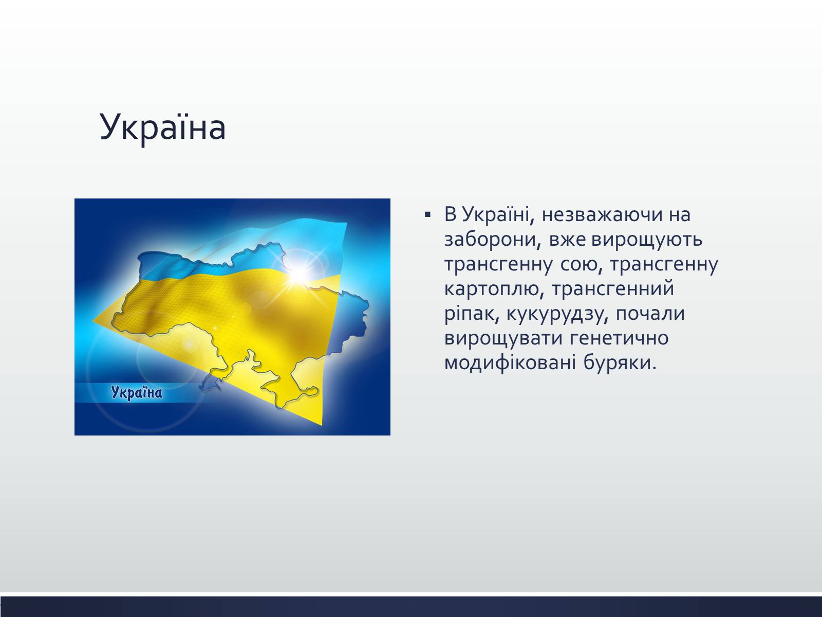 Презентація на тему «Химерні та трансгенні організми» (варіант 1) - Слайд #12 Презентація на тему «Химерні та трансгенні організми» (варіант 1) - Слайд #12