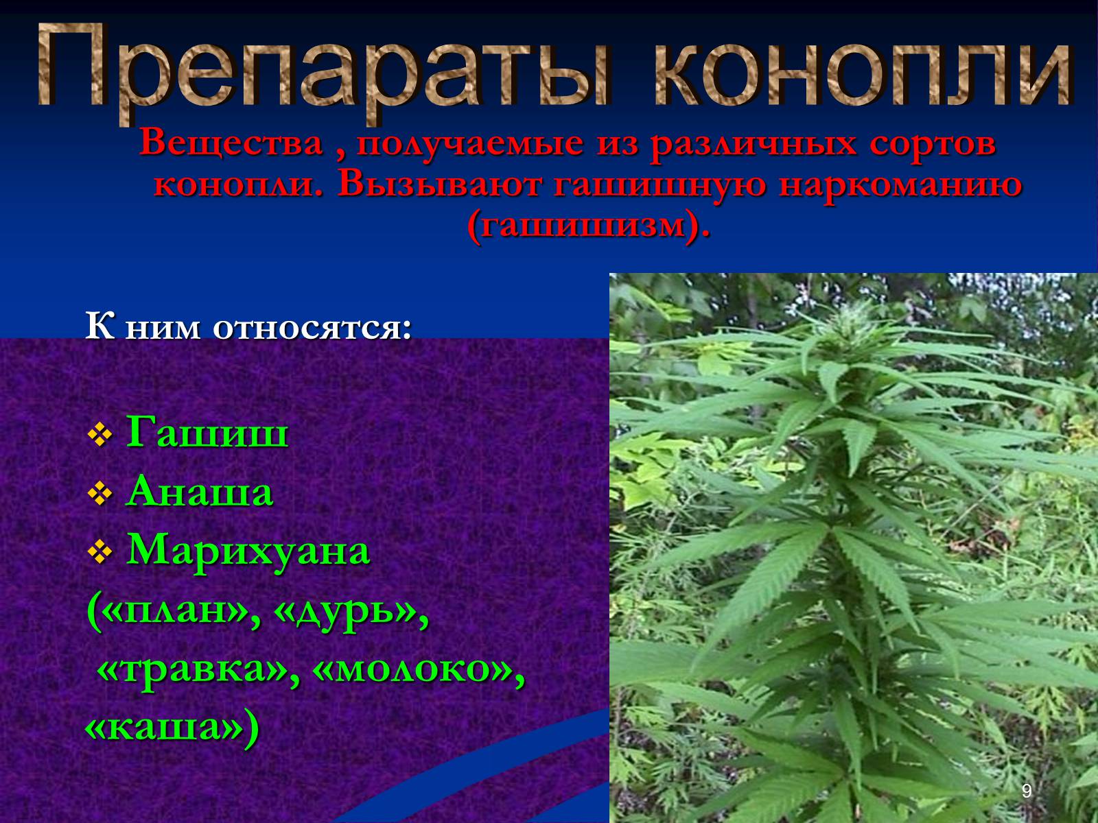 Презентація на тему «Наркомания» - Слайд #9 Презентація на тему «Наркомания» - Слайд #9