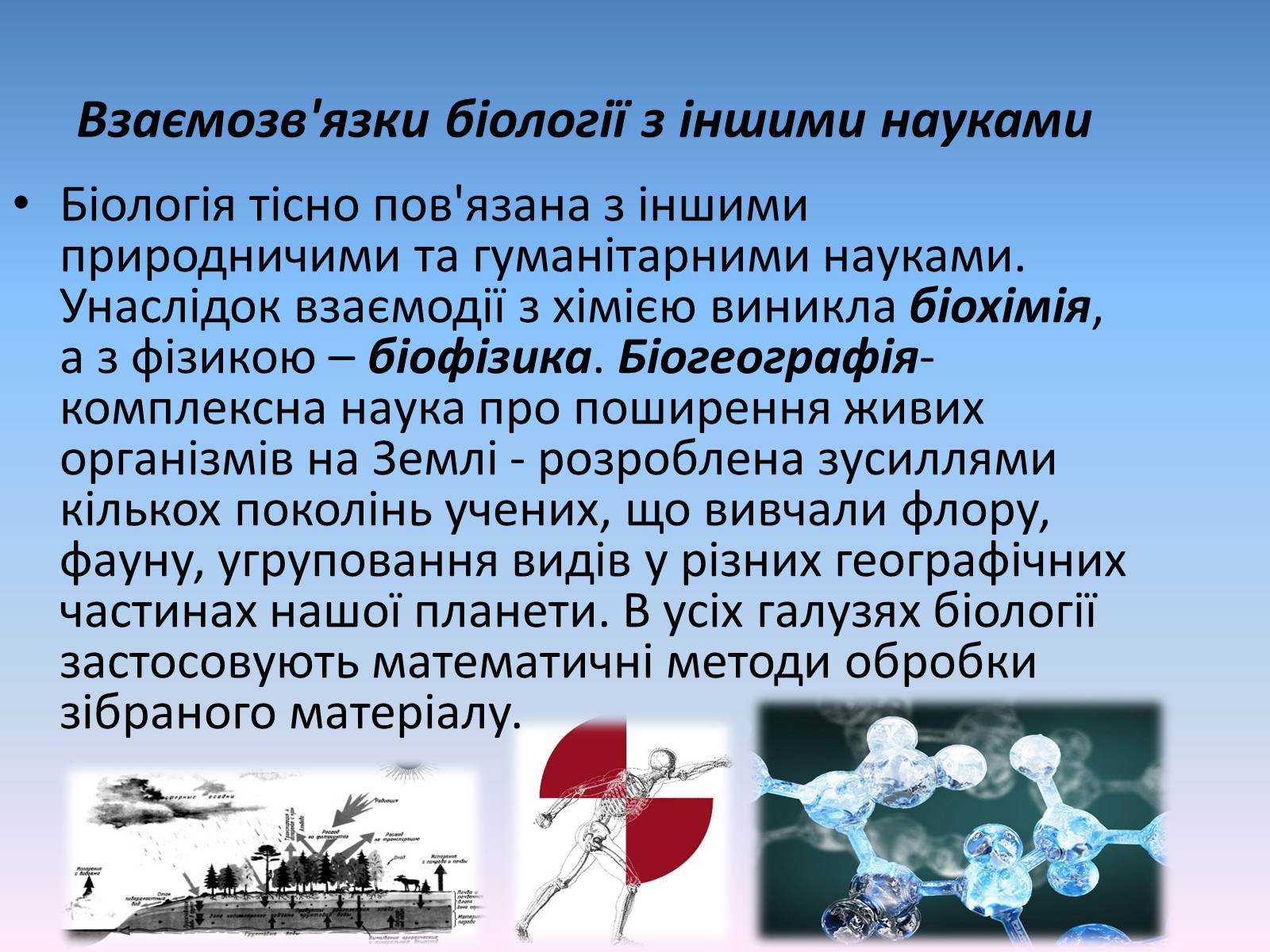 Презентація на тему «Сучасні біологічні науки» - Слайд #8 Презентація на тему «Сучасні біологічні науки» - Слайд #8