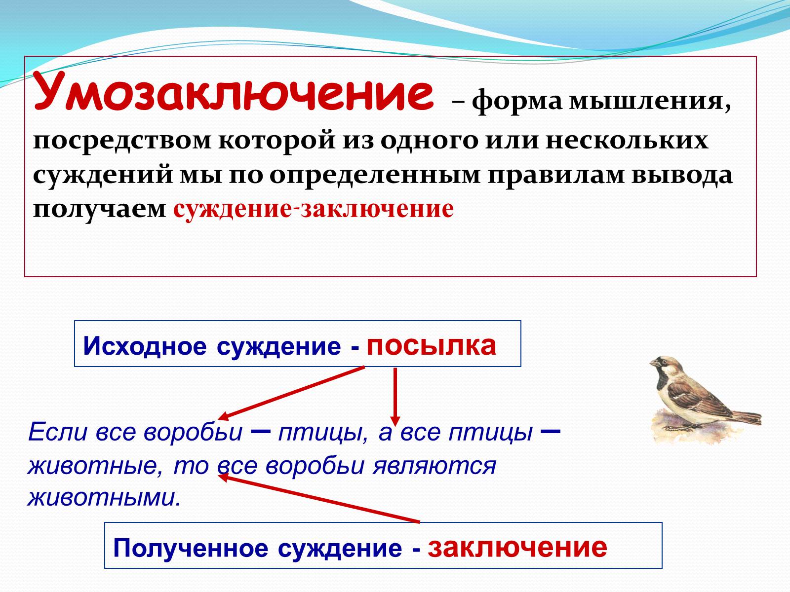 Презентація на тему «Умозаключение» - Слайд #2 Презентація на тему «Умозаключение» - Слайд #2