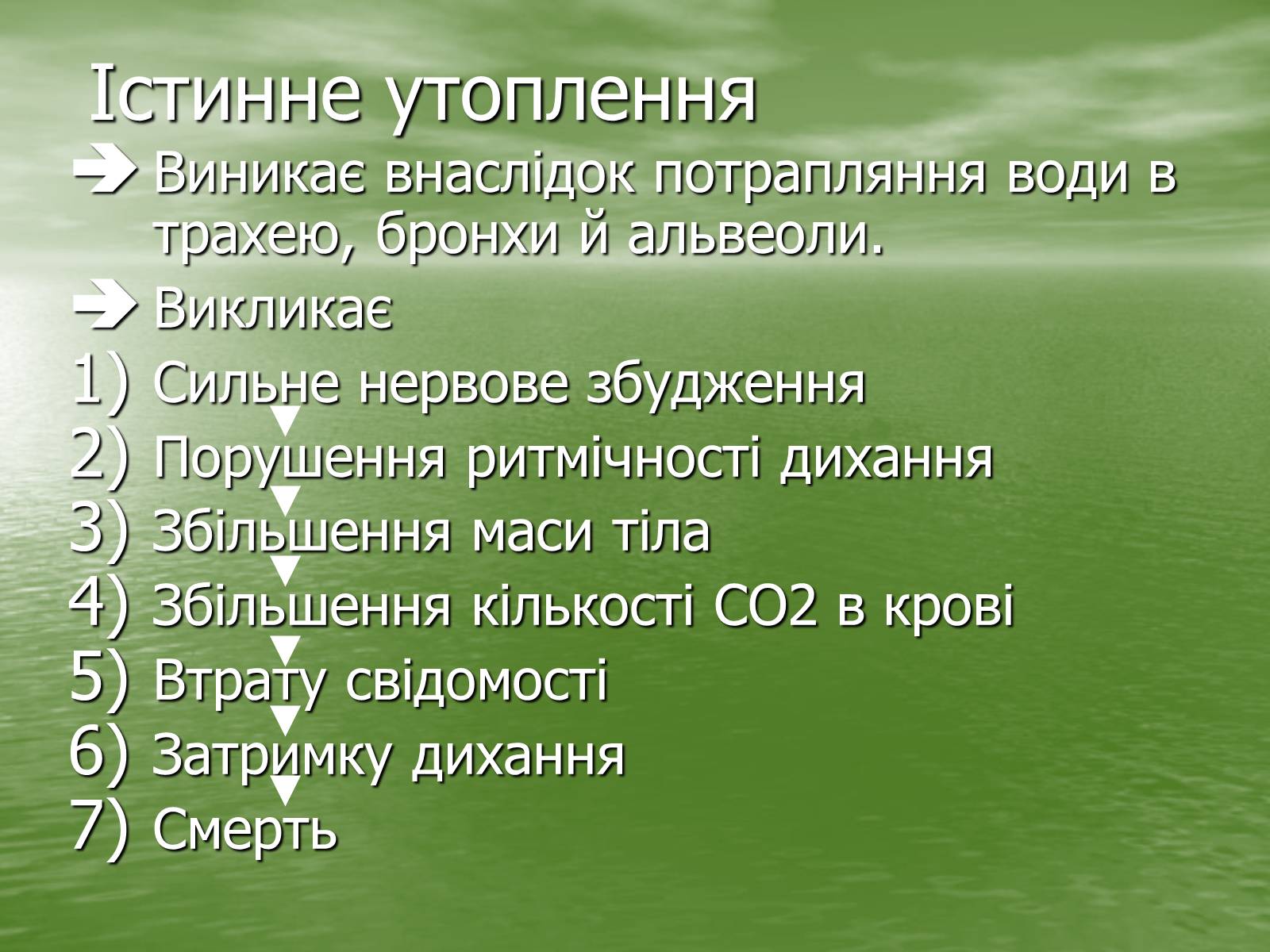 Презентація на тему «Утоплення людини. Перша допомога при утопленні» - Слайд #4 Презентація на тему «Утоплення людини. Перша допомога при утопленні» - Слайд #4