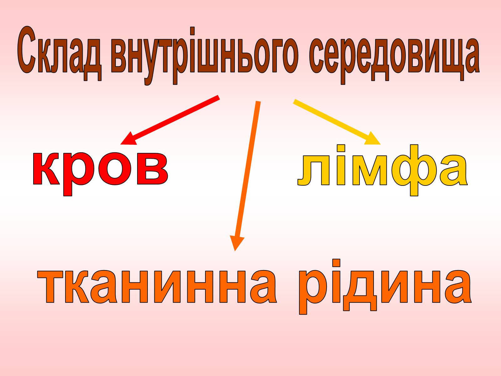 Презентація на тему «Внутрішнє середовище організму» - Слайд #5 Презентація на тему «Внутрішнє середовище організму» - Слайд #5