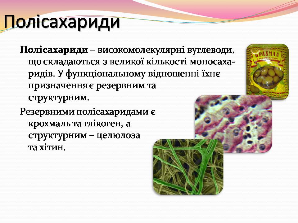Презентація на тему «Вуглеводи як компоненти їжі, їх роль у житті людини» (варіант 39) - Слайд #8 Презентація на тему «Вуглеводи як компоненти їжі, їх роль у житті людини» (варіант 39) - Слайд #8