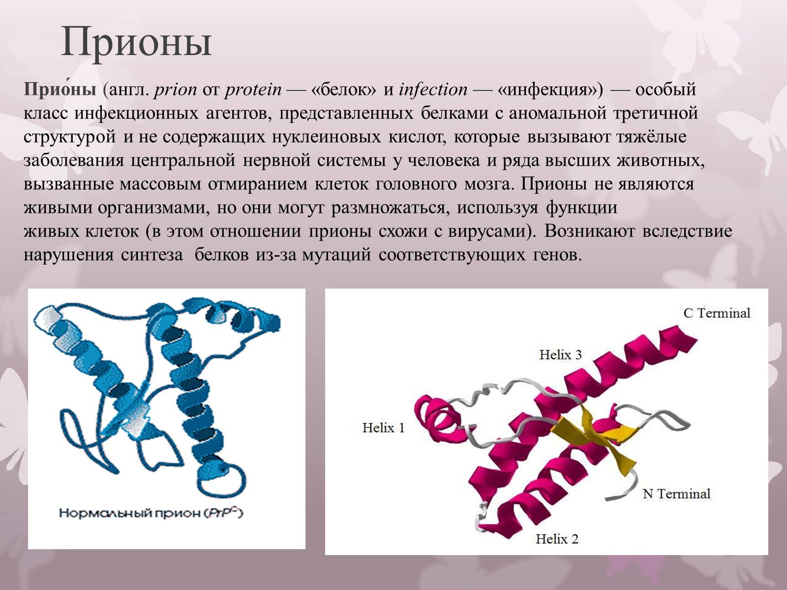Презентація на тему «Прионы» - Слайд #1 Презентація на тему «Прионы» - Слайд #1