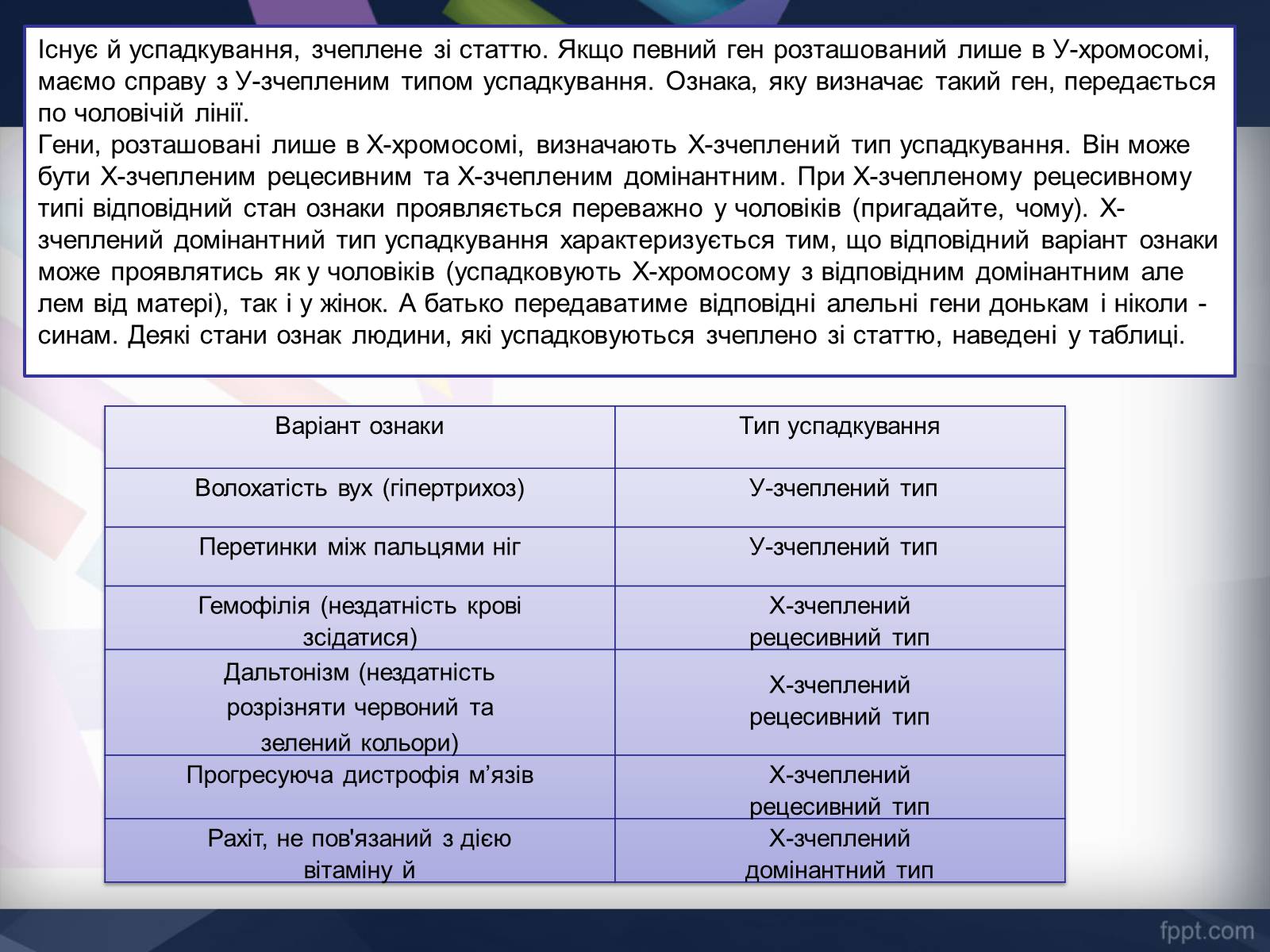 Презентація на тему «Генетика» (варіант 11) - Слайд #10 Презентація на тему «Генетика» (варіант 11) - Слайд #10