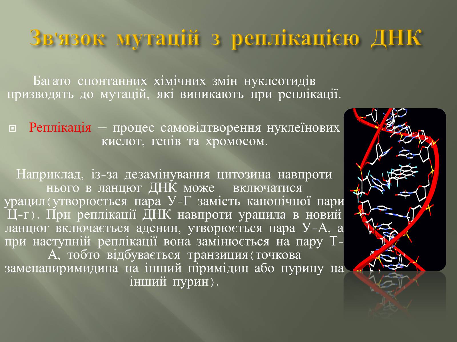Презентація на тему «Мутації» (варіант 2) - Слайд #5 Презентація на тему «Мутації» (варіант 2) - Слайд #5