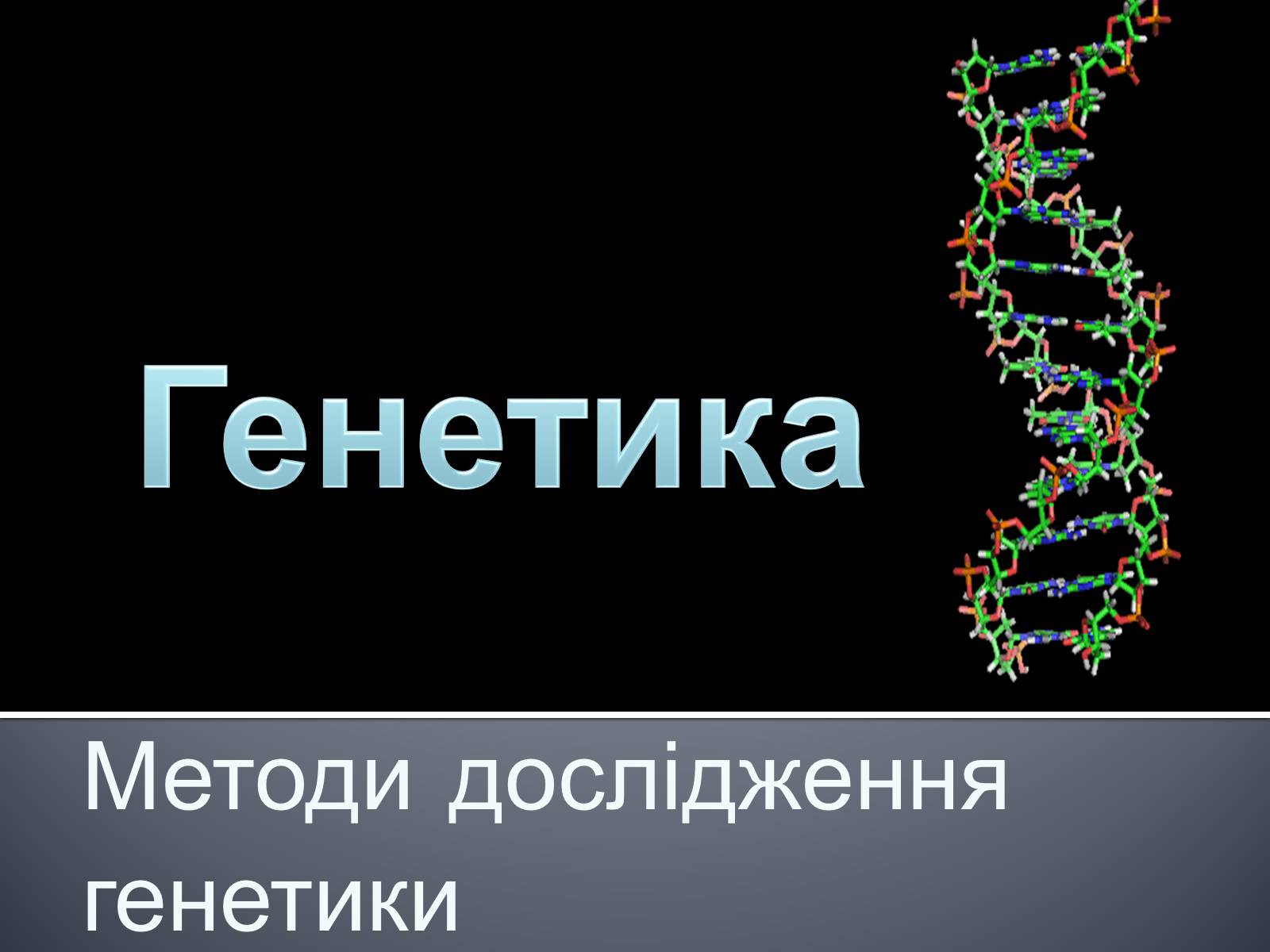 Презентація на тему «Генетика» (варіант 2) - Слайд #1 Презентація на тему «Генетика» (варіант 2) - Слайд #1
