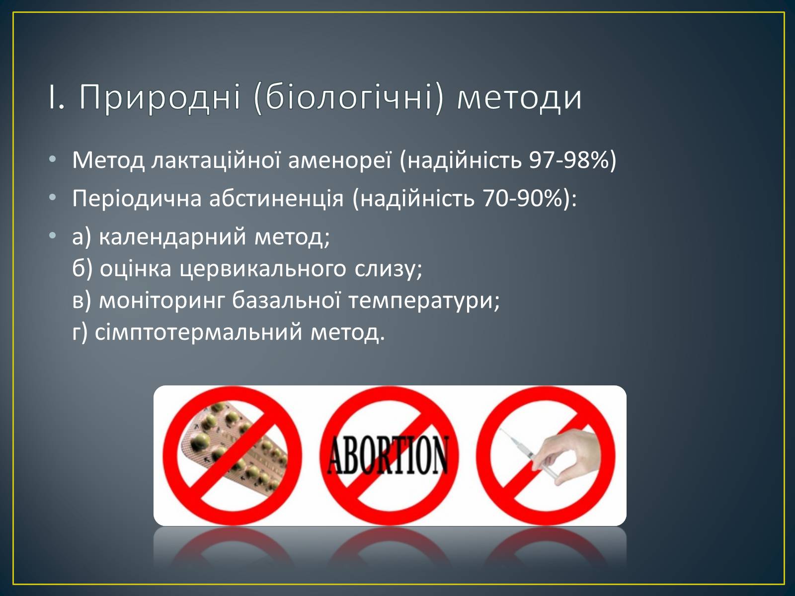 Презентація на тему «Контрацепція» (варіант 1) - Слайд #4 Презентація на тему «Контрацепція» (варіант 1) - Слайд #4