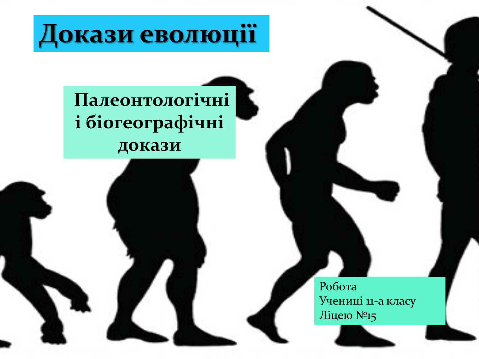 Презентація на тему «Докази еволюції» - Слайд #1 Презентація на тему «Докази еволюції» - Слайд #1