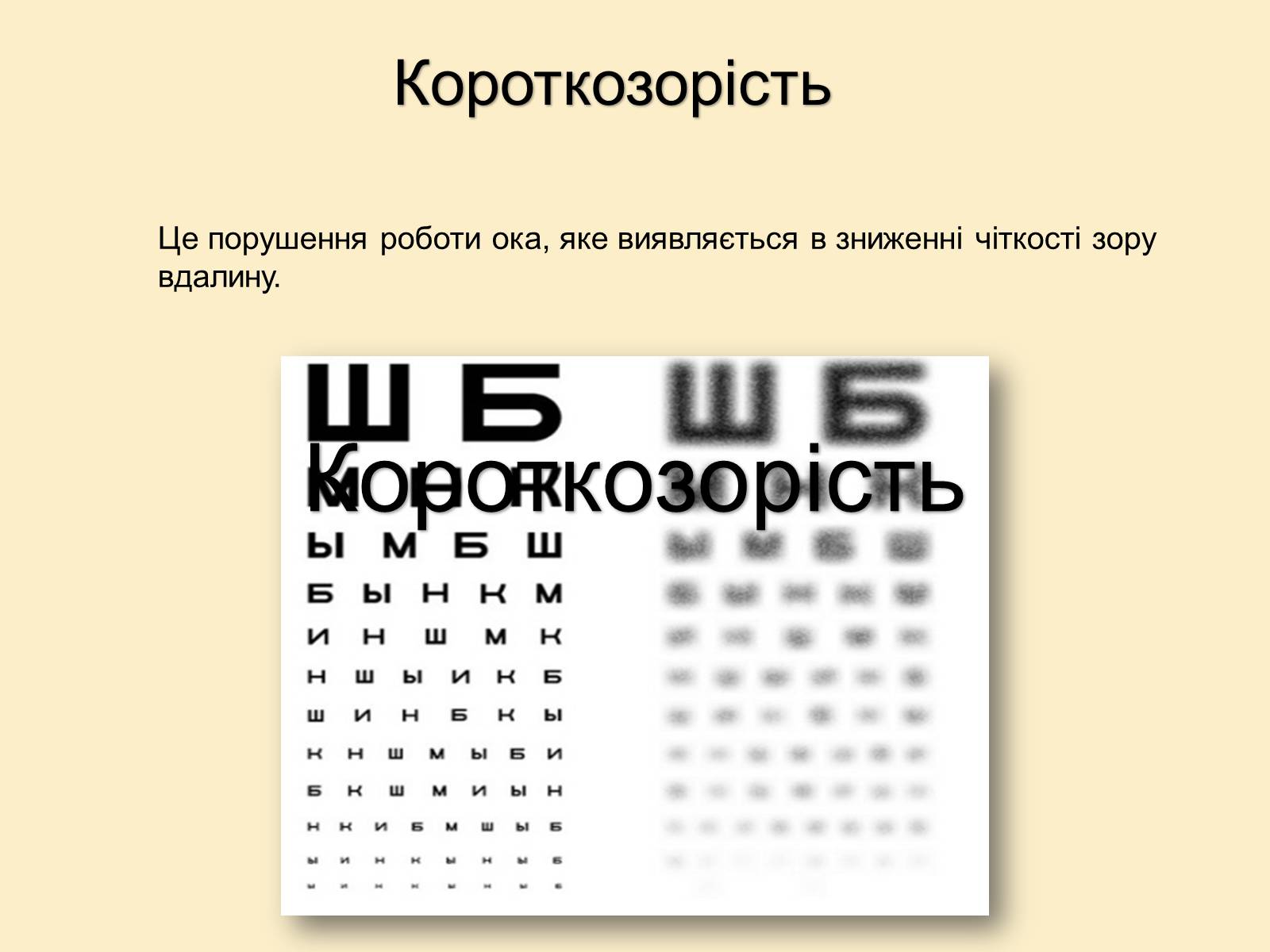Презентація на тему «Гігієна зору» - Слайд #4 Презентація на тему «Гігієна зору» - Слайд #4