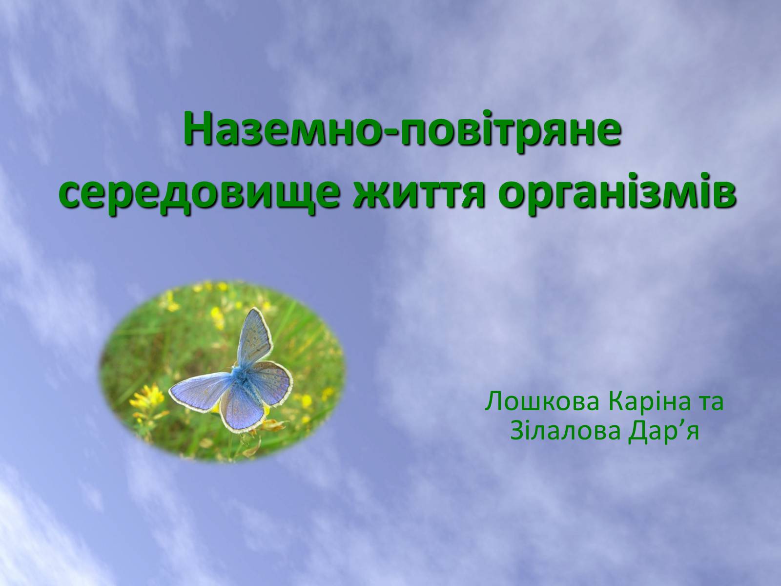 Презентація на тему «Наземно-повітряне середовище життя організмів» - Слайд #1 Презентація на тему «Наземно-повітряне середовище життя організмів» - Слайд #1