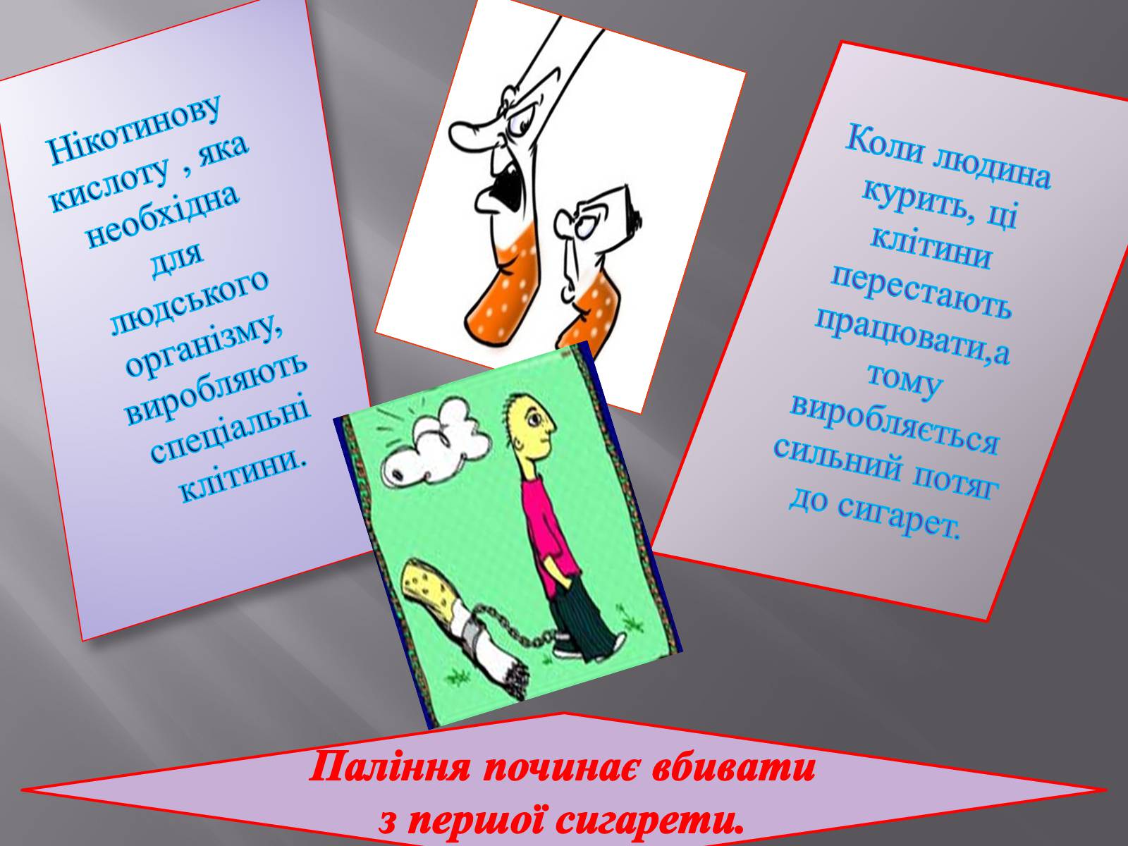 Презентація на тему «Вплив куріння, алкоголю та наркотиків на здоров’я» - Слайд #3 Презентація на тему «Вплив куріння, алкоголю та наркотиків на здоров’я» - Слайд #3