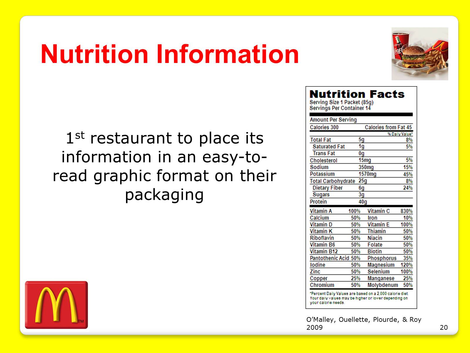 Презентація на тему «McDonald’s Corporation» - Слайд #20 Презентація на тему «McDonald’s Corporation» - Слайд #20