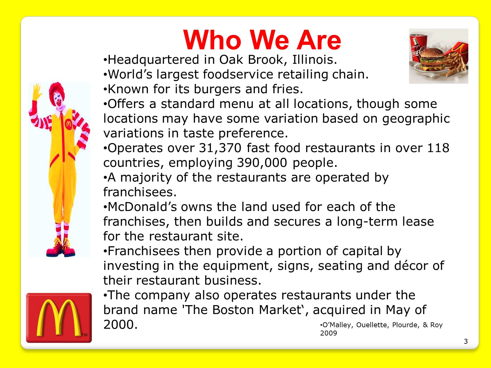 Презентація на тему «McDonald’s Corporation» - Слайд #3 Презентація на тему «McDonald’s Corporation» - Слайд #3