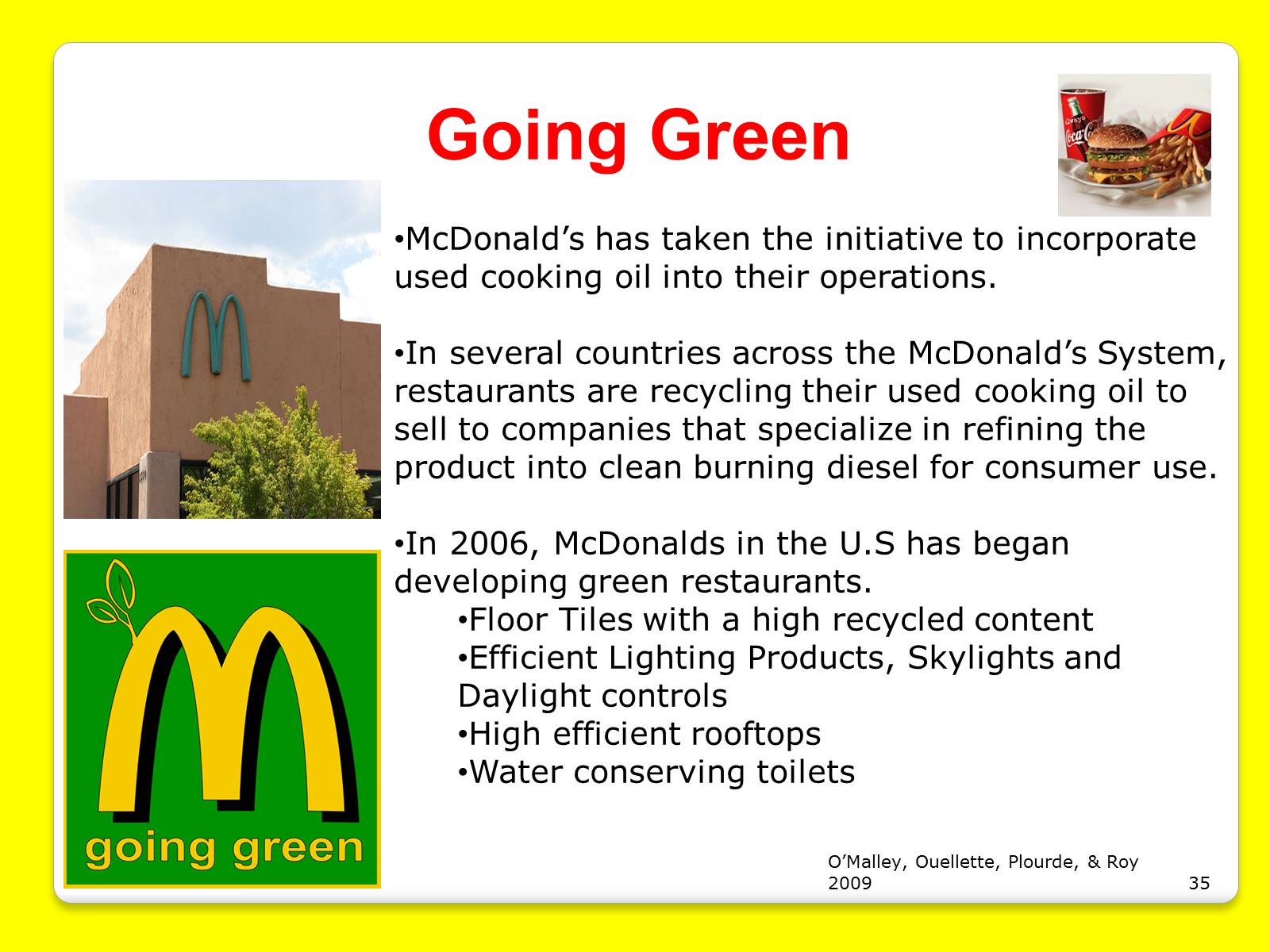 Презентація на тему «McDonald’s Corporation» - Слайд #35 Презентація на тему «McDonald’s Corporation» - Слайд #35