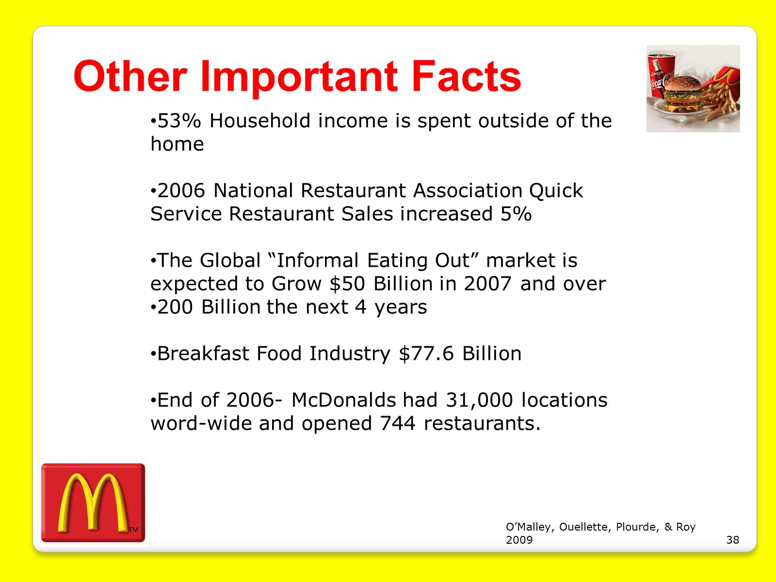 Презентація на тему «McDonald’s Corporation» - Слайд #38 Презентація на тему «McDonald’s Corporation» - Слайд #38