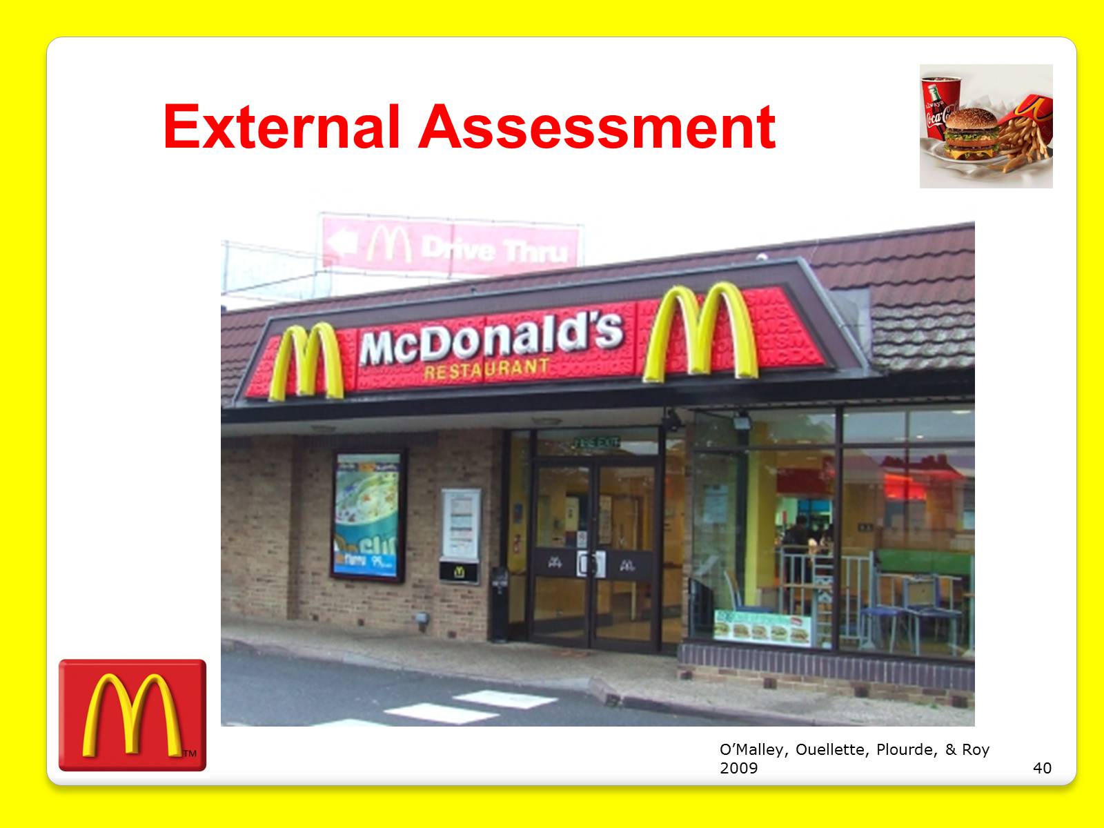 Презентація на тему «McDonald’s Corporation» - Слайд #40 Презентація на тему «McDonald’s Corporation» - Слайд #40