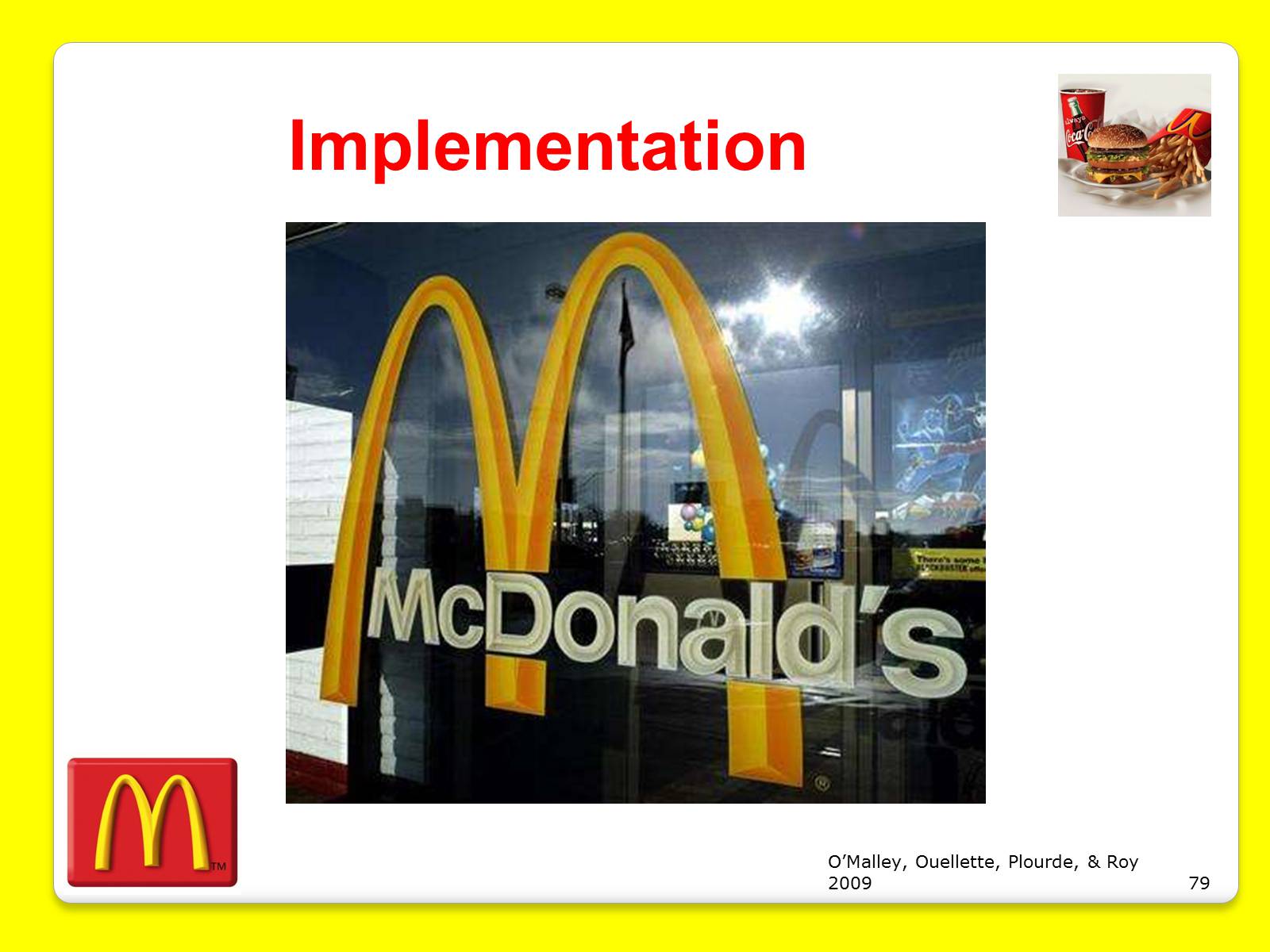 Презентація на тему «McDonald’s Corporation» - Слайд #79 Презентація на тему «McDonald’s Corporation» - Слайд #79
