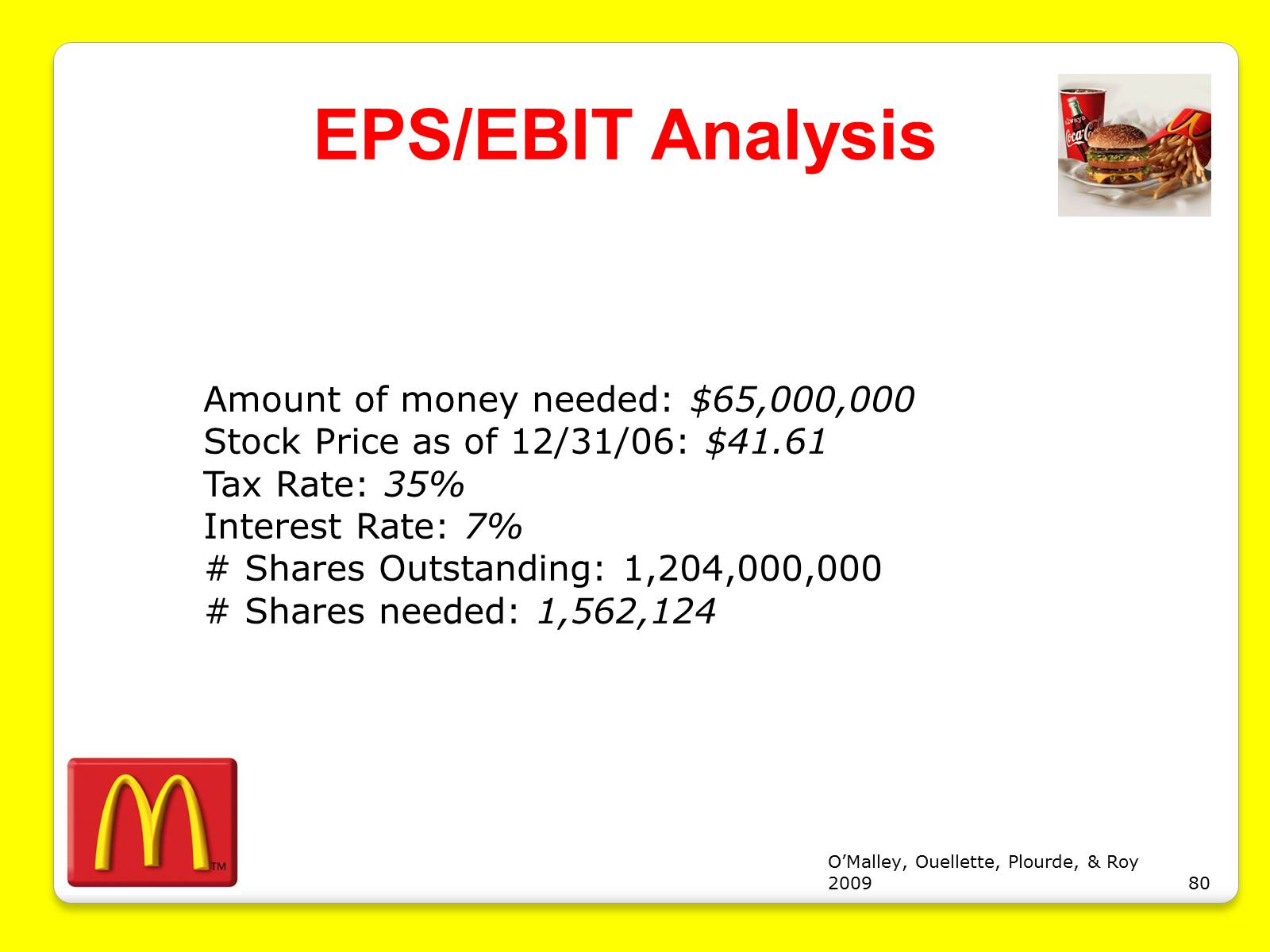 Презентація на тему «McDonald’s Corporation» - Слайд #80 Презентація на тему «McDonald’s Corporation» - Слайд #80