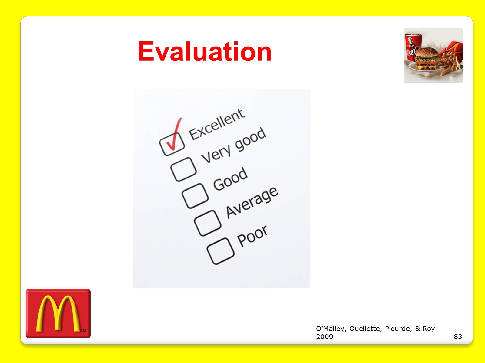 Презентація на тему «McDonald’s Corporation» - Слайд #83 Презентація на тему «McDonald’s Corporation» - Слайд #83
