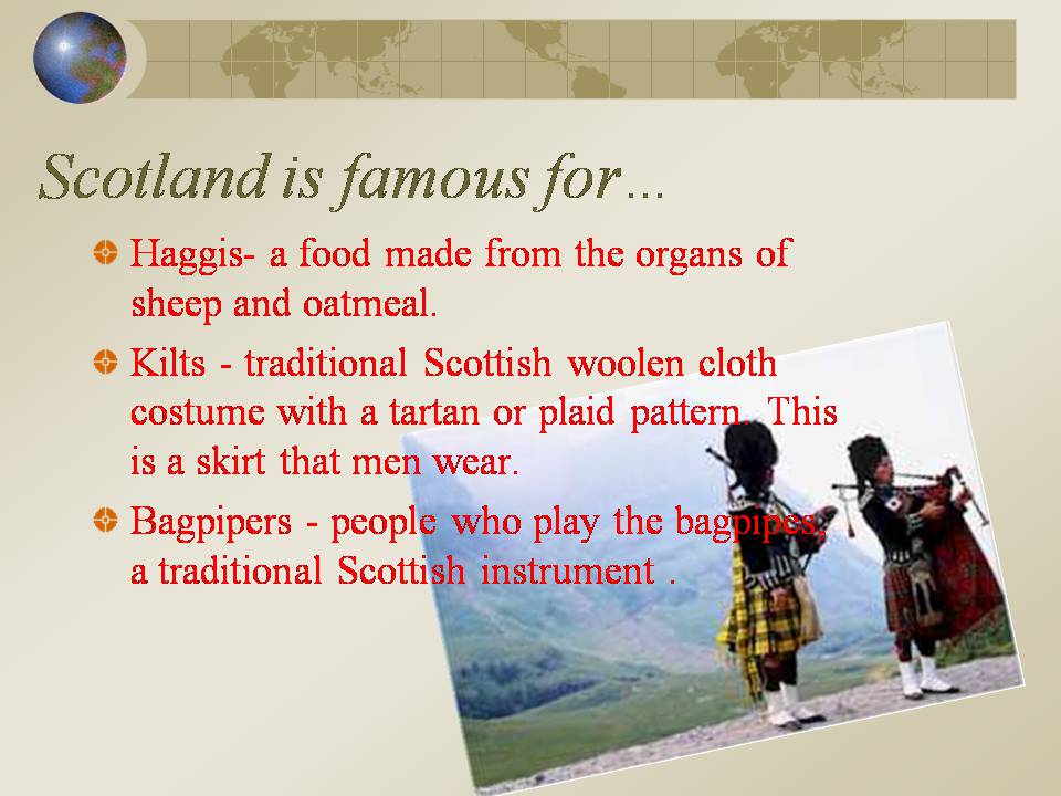 Презентація на тему «Scotland» (варіант 4) - Слайд #2 Презентація на тему «Scotland» (варіант 4) - Слайд #2