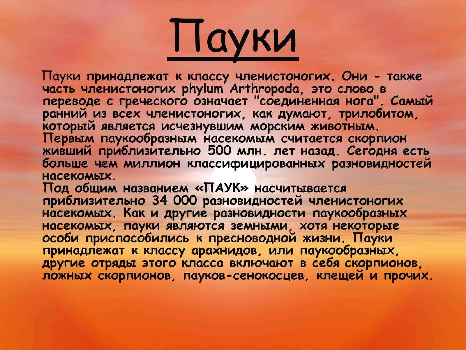 Презентація на тему «Пауки. Их строение» - Слайд #2 Презентація на тему «Пауки. Их строение» - Слайд #2