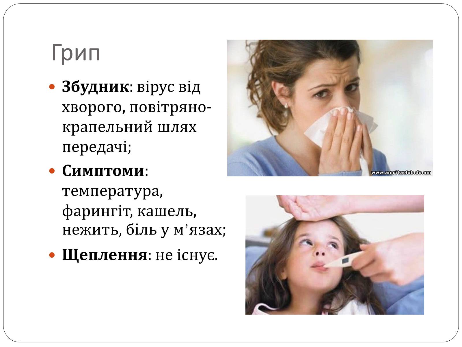 Презентація на тему «Інфекційні захворювання» (варіант 3) - Слайд #4 Презентація на тему «Інфекційні захворювання» (варіант 3) - Слайд #4
