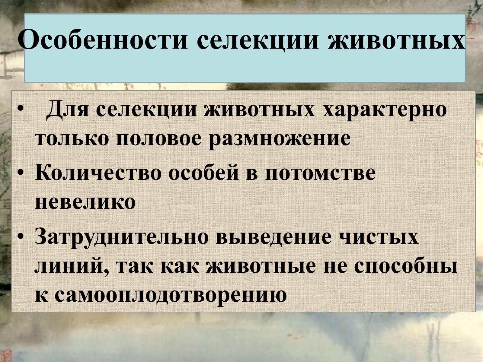 Презентація на тему «Селекция животных» (варіант 2) - Слайд #4 Презентація на тему «Селекция животных» (варіант 2) - Слайд #4