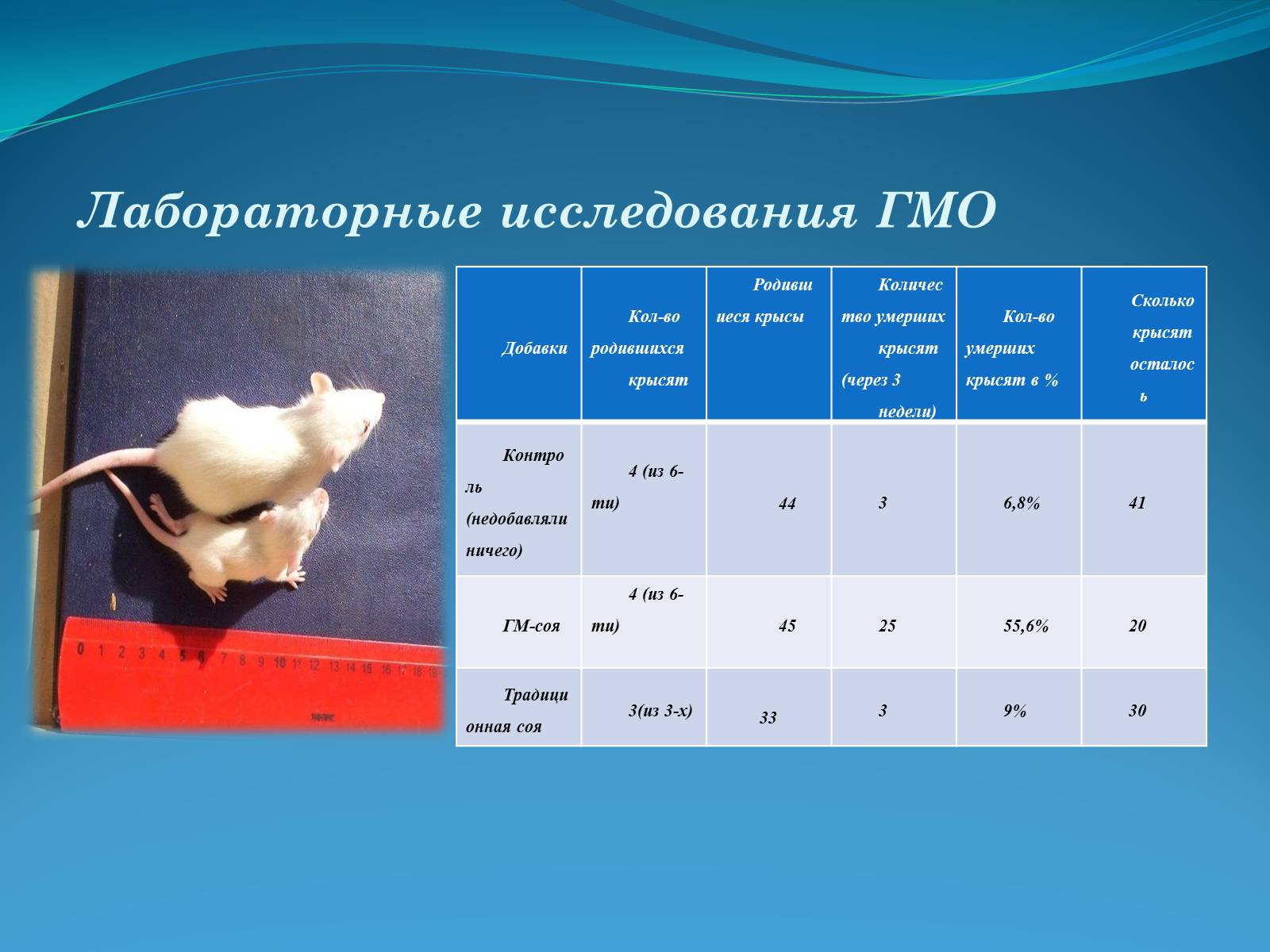 Презентація на тему «ГМО в пищевой промышленности» - Слайд #12 Презентація на тему «ГМО в пищевой промышленности» - Слайд #12