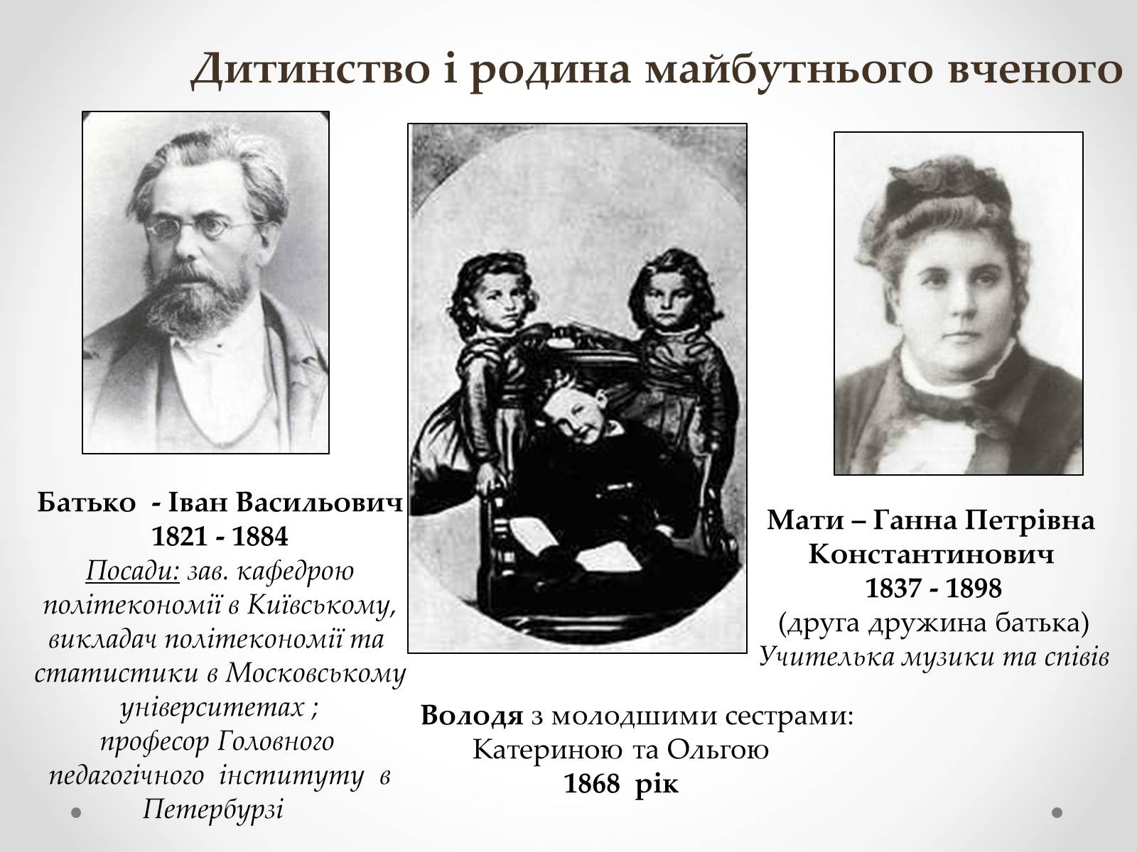 Презентація на тему «Вернадський Володимир Іванович» (варіант 4) - Слайд #3 Презентація на тему «Вернадський Володимир Іванович» (варіант 4) - Слайд #3