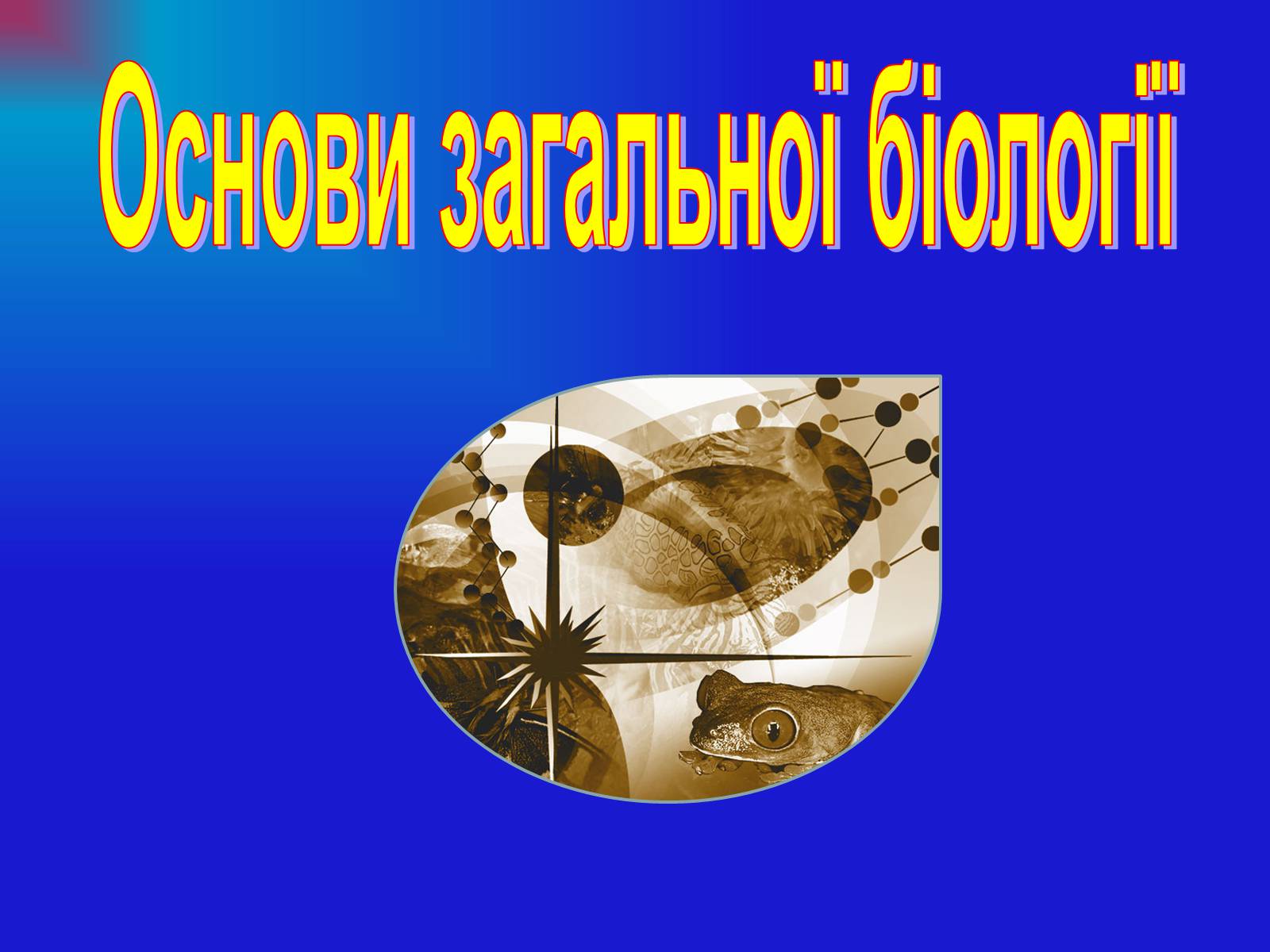 Презентація на тему «Основи загальної біології» - Слайд #1 Презентація на тему «Основи загальної біології» - Слайд #1