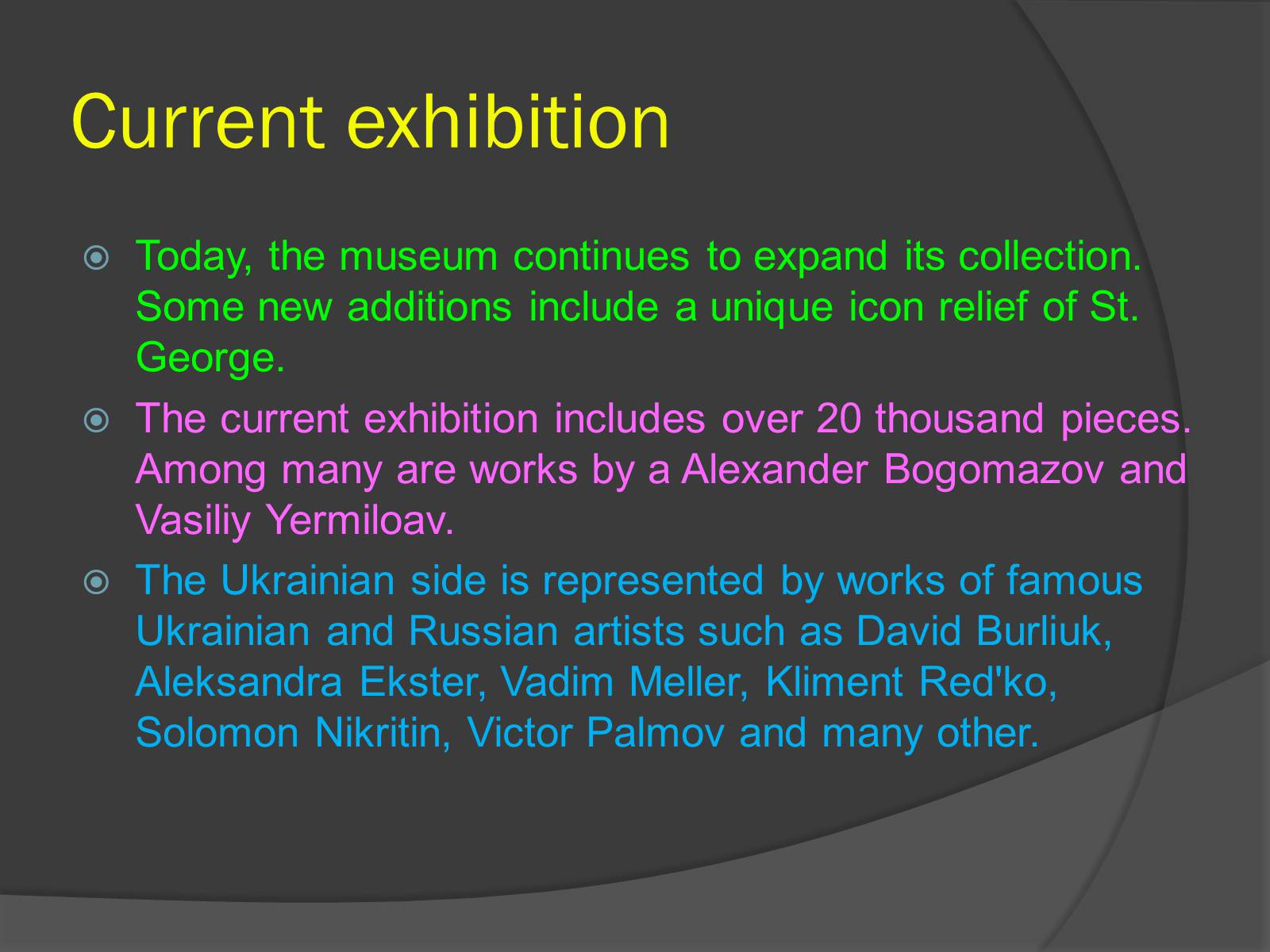 Презентація на тему «National museum of Art» - Слайд #6 Презентація на тему «National museum of Art» - Слайд #6