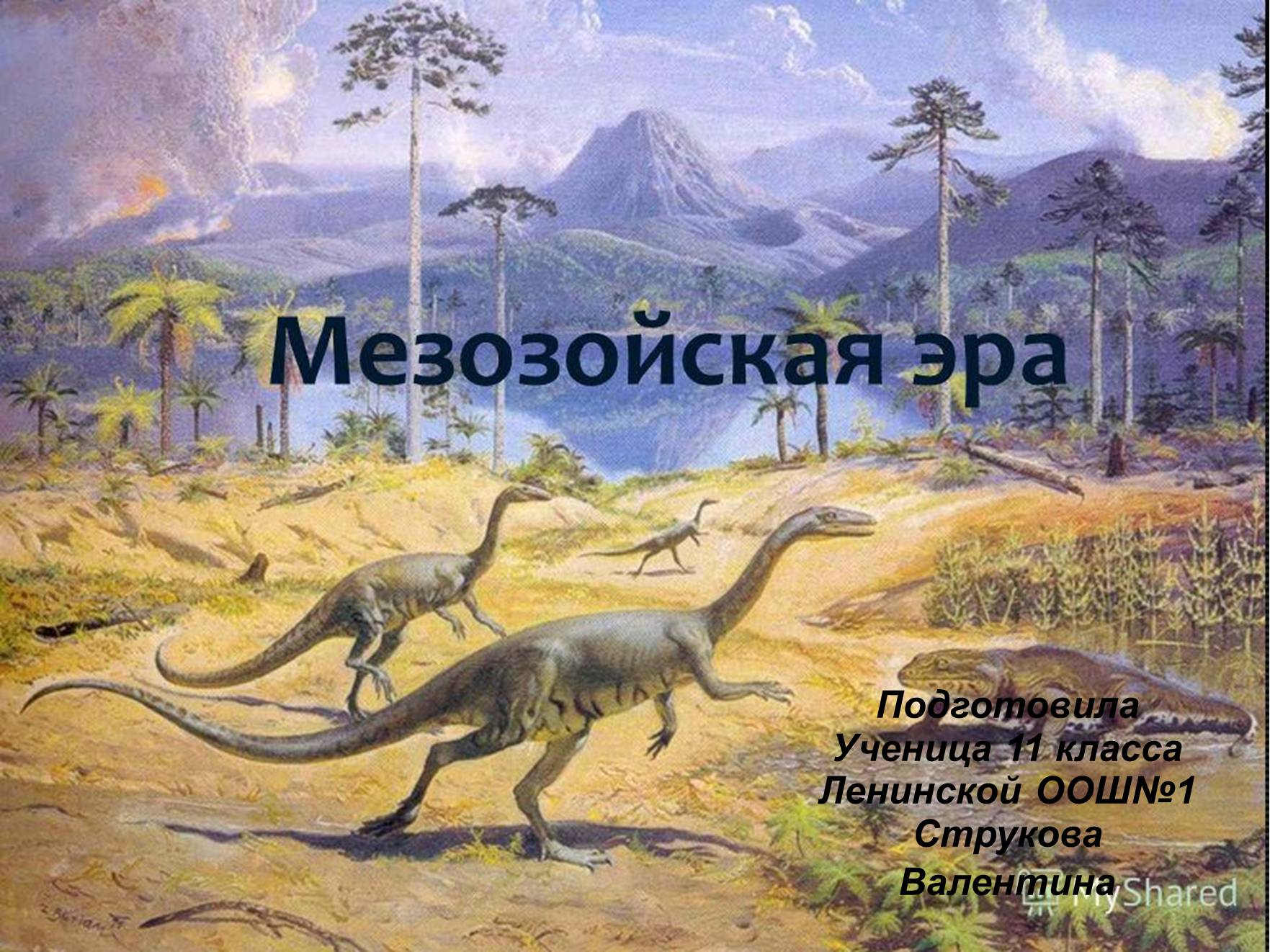 Презентація на тему «Мезозойська ера» (варіант 3) - Слайд #1 Презентація на тему «Мезозойська ера» (варіант 3) - Слайд #1