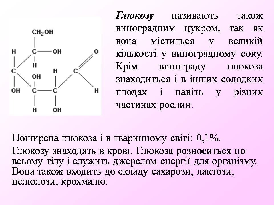 Презентація на тему «Вуглеводи як компоненти їжі, їх роль у житті людини» (варіант 40) - Слайд #8