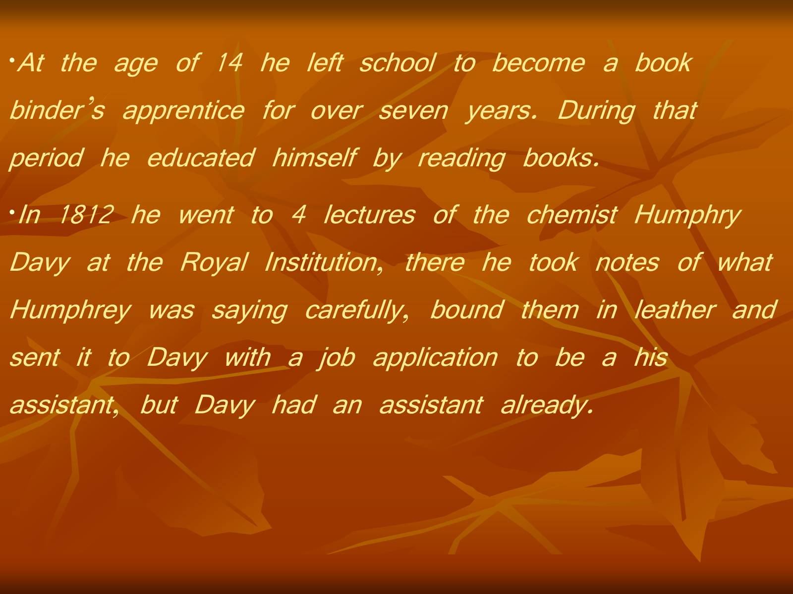 Презентація на тему «Michael Faraday» - Слайд #3 Презентація на тему «Michael Faraday» - Слайд #3