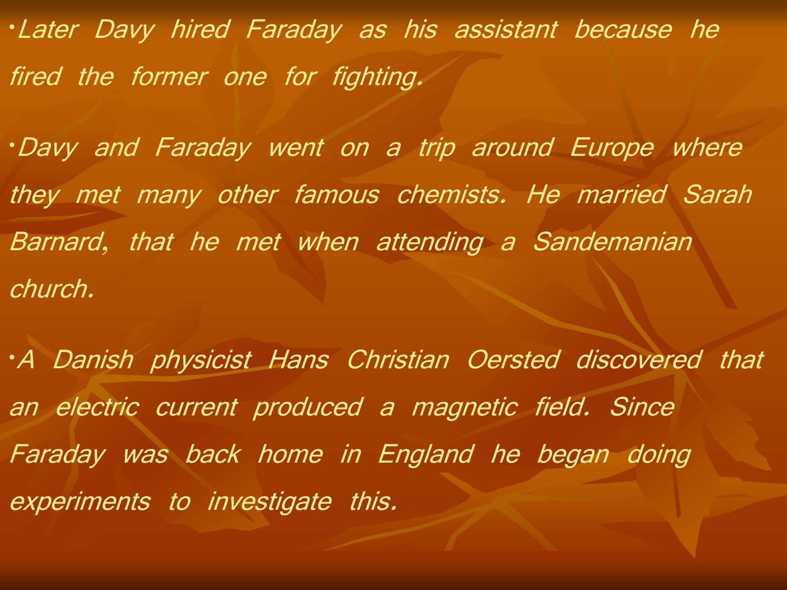 Презентація на тему «Michael Faraday» - Слайд #4 Презентація на тему «Michael Faraday» - Слайд #4