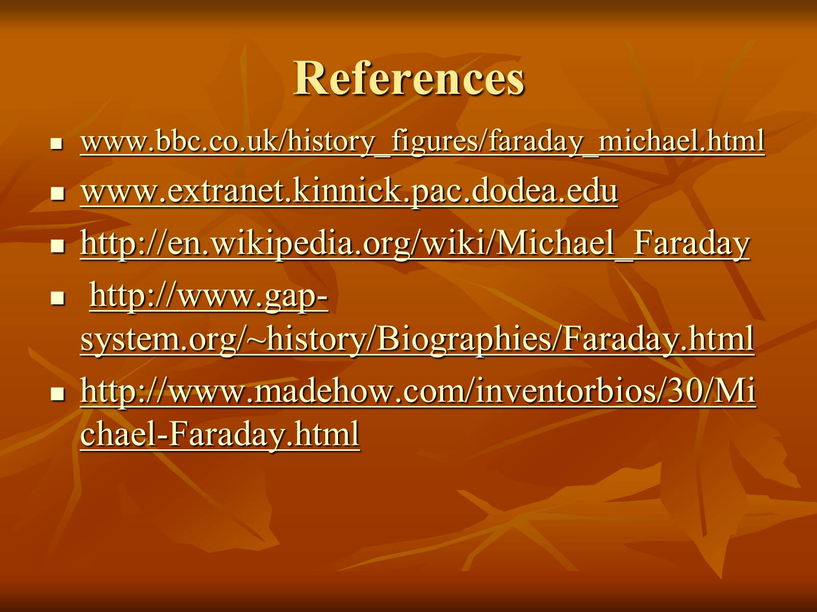 Презентація на тему «Michael Faraday» - Слайд #9 Презентація на тему «Michael Faraday» - Слайд #9