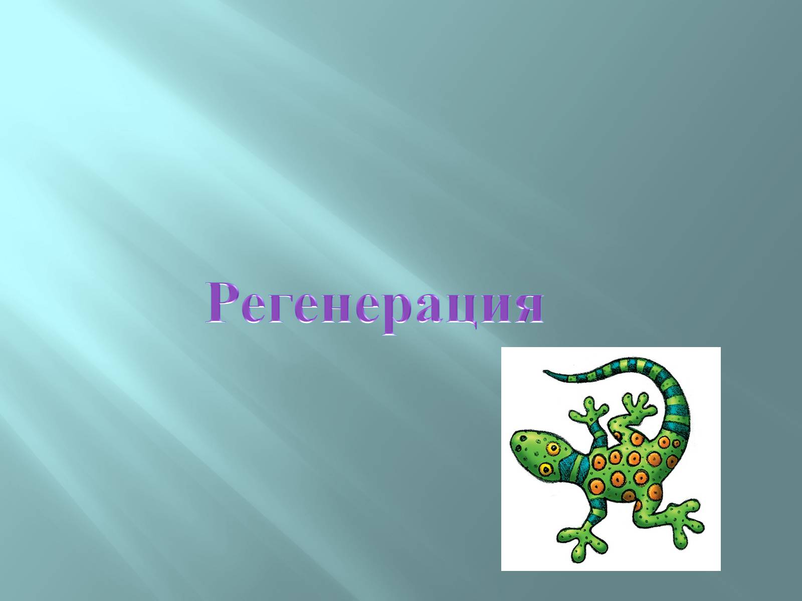 Презентація на тему «Регенерація» - Слайд #1 Презентація на тему «Регенерація» - Слайд #1